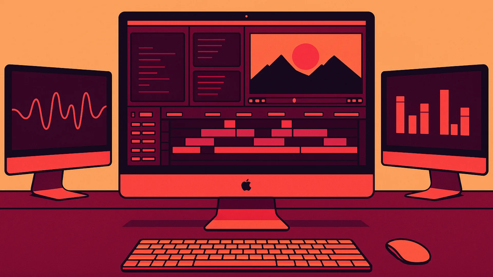 AI user interface concept for an advertising agency