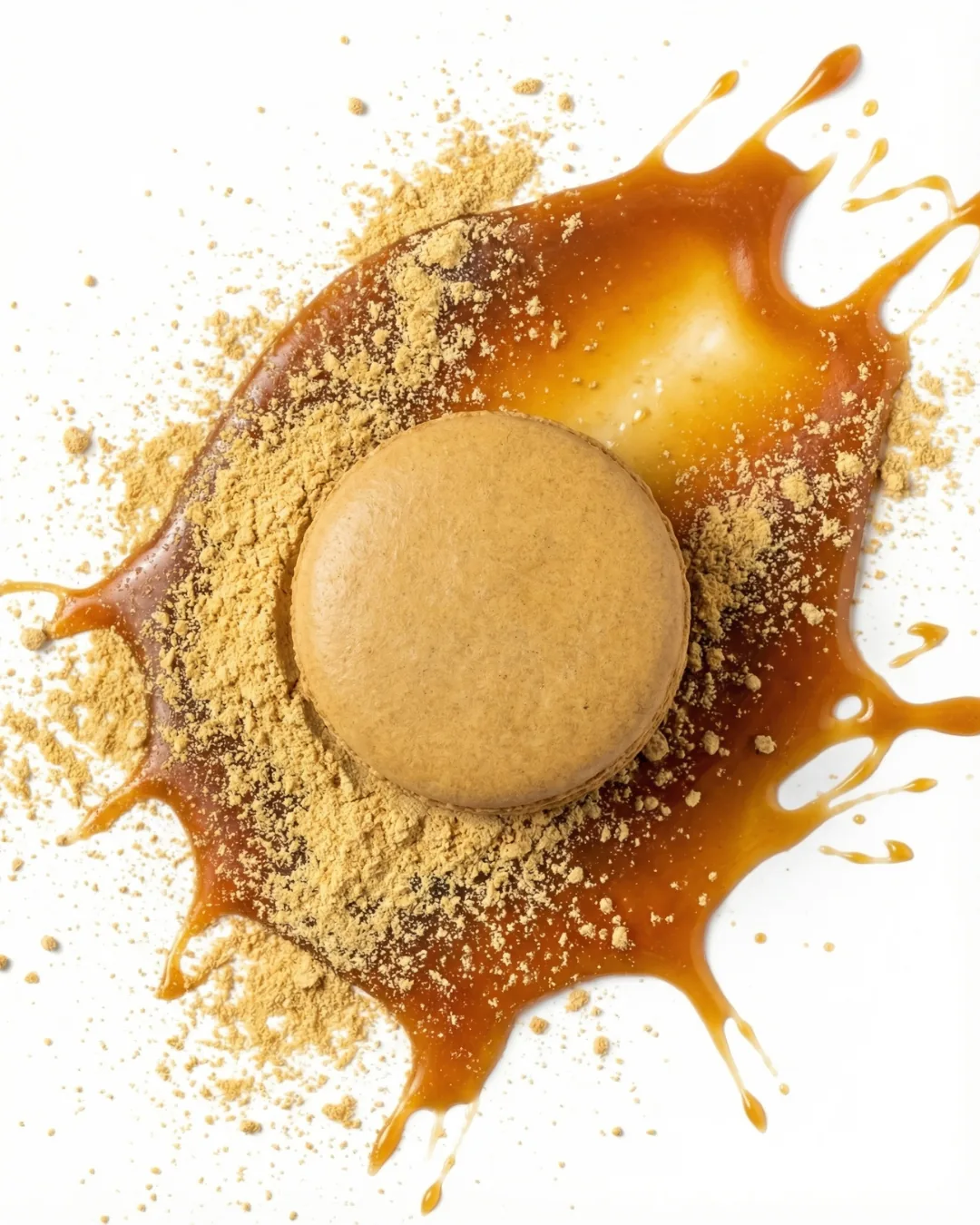 AI-generated macaron product image