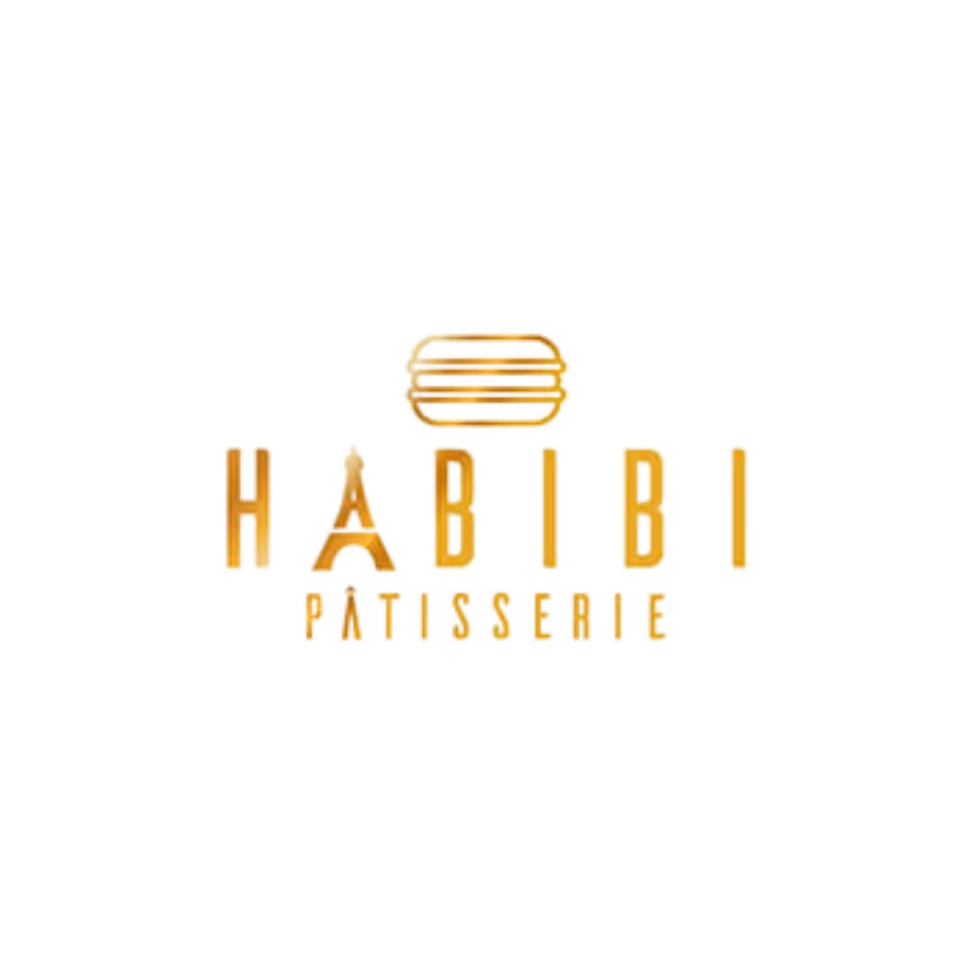 Habibi Patisserie logo — macaron and dessert brand in Taipei, client of MDM Media.